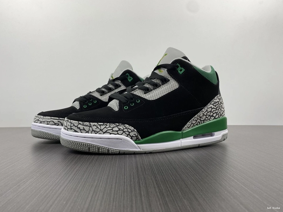 CT8532-030 Pine Jordan 3 Green Air 0110